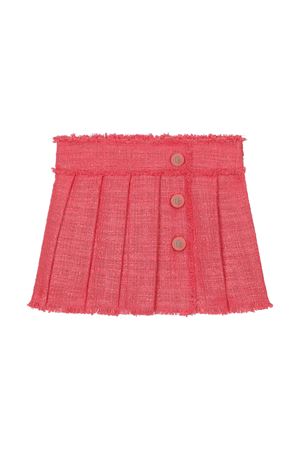 gonna in cotone rosa DOLCE E GABBANA KIDS | L54I91FMTABF0890